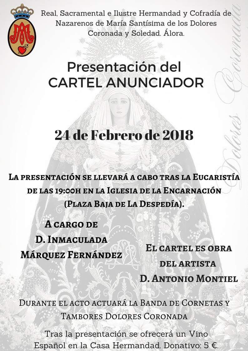 cartel presentacion cartel 2018